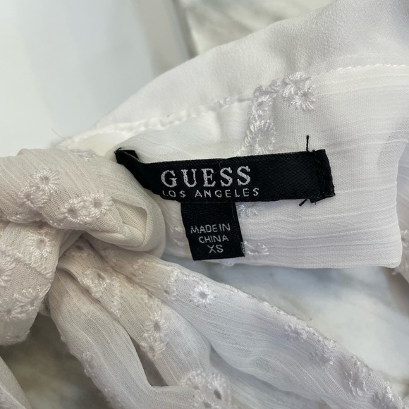 White GUESS Crop Top - Picture 4 of 4